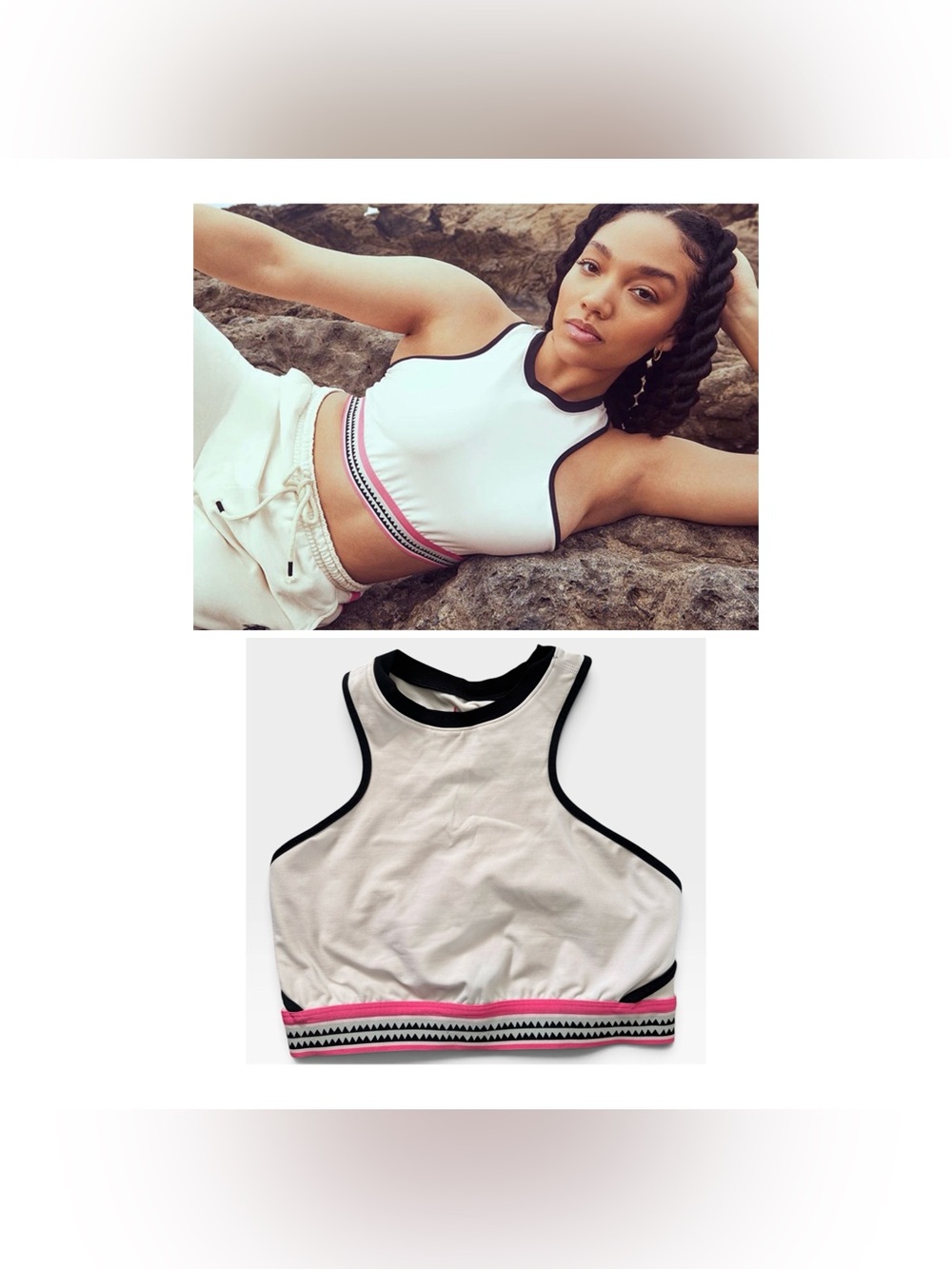 Lemlem x Puma sports bra, size medium